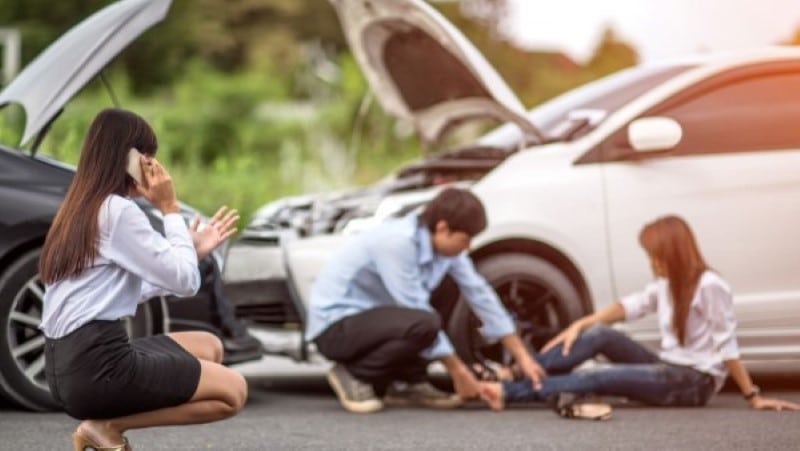 תאונת דרכים בדרך לעבודה